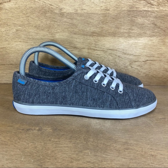 Keds Shoes - Keds Classic Champion Gray White Women SZ 7 Low-Top Lace-Up Sneakers